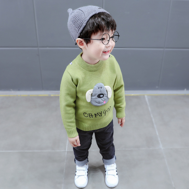 2019 Spring new pattern men and women Long ears Cartoon sweater Droop T-shirts Sweater girl Pullover