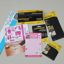 印刷彩色卡头带飞机孔 对折卡纸 饰品卡纸 吸塑背卡 玩具纸卡