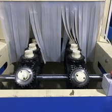 新品上市鏈條輸送式自動噴砂機鋁制品茶葉罐循環式自動噴砂機