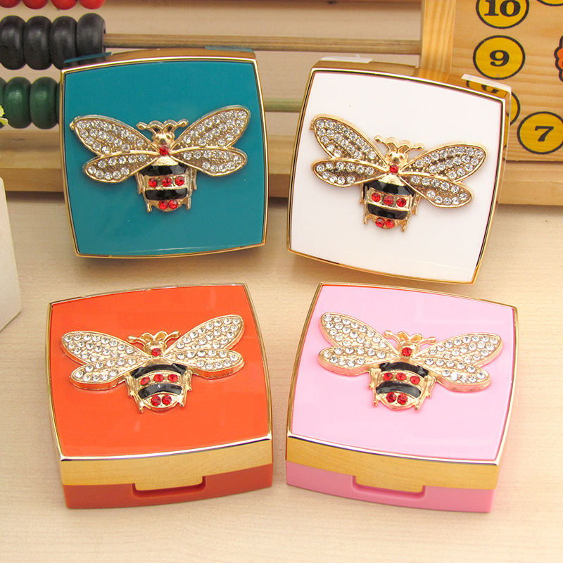Xuanfu contact lens box cute little bee pupil box portable couple box nursing box wholesale Xuanfu contact lens box cute little bee pupil box portable couple box nursing box wholesale