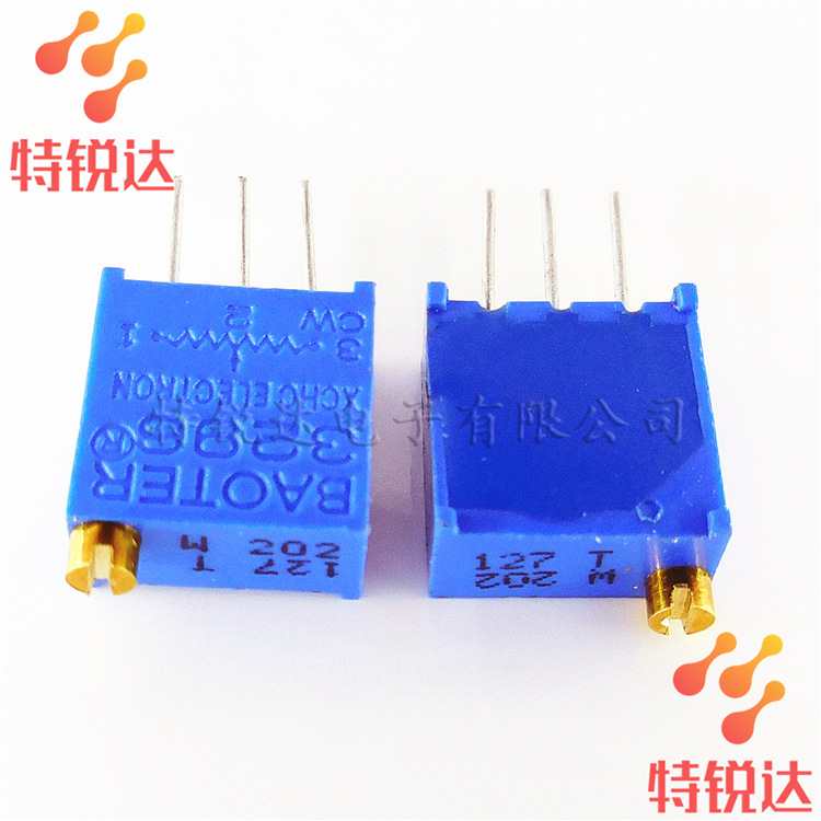 3296W-202 顶调 2K 多圈 精密可调 3296电位器 全新现货