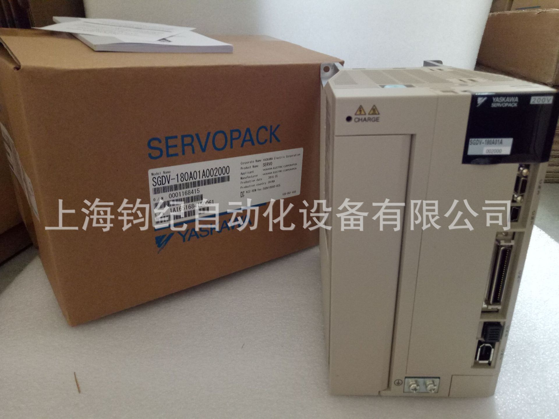 全新安川伺服电机SGMGV-20ADC61+SGDV-180A01A