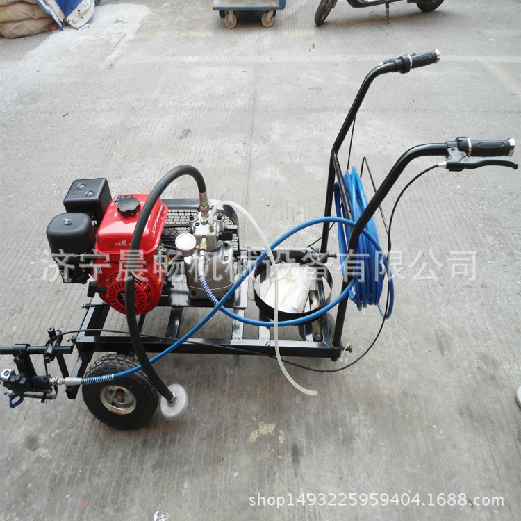 手推式马路划线机 冷喷马路划线车 现货冷喷路面划线机批发价格