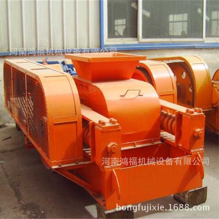 移动对辊建筑垃圾破碎机 液压辊式实验室破碎机 双辊煤炭粉碎机