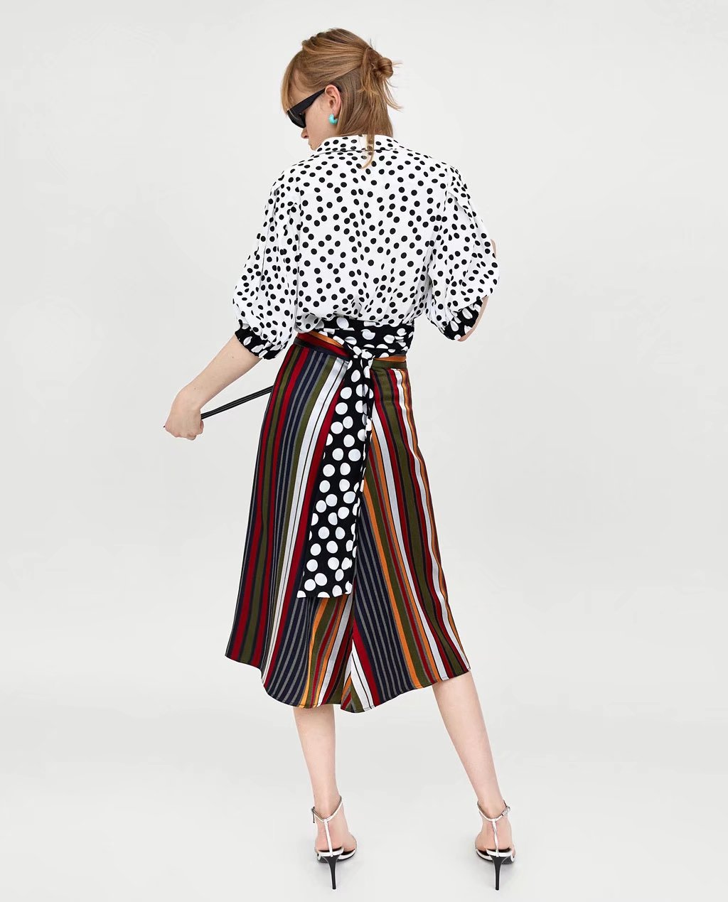 Chiffon Fashionskirt(Picture color -S) NHAM2315-Picture color -S