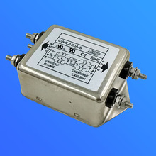AC电源滤波器220V交流20A双极螺栓电源净化器CW4L2-20A-S