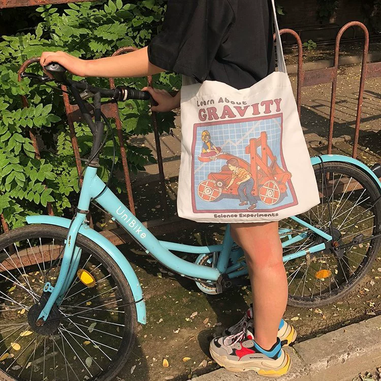 Retro comics, one-shoulder bag, ecological phone bag, American style