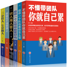 6册 管理方面的书籍 不懂带团队你就自己累三分管人七分做人别输