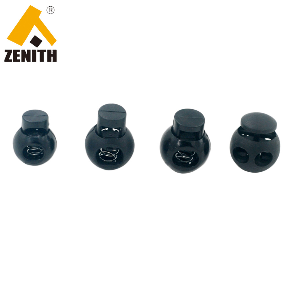 厂家现货供应多种圆形单孔弹簧扣 实色有光弹簧扣调节扣KS30037#