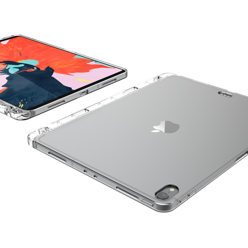 Ipadの保護カバーを適用して、ペン溝付きipad 9 mini6 2022 air5 10.2透明な転倒防止ソフトケースを持っています。|undefined