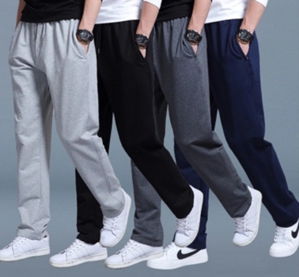 Summer thin section youth casual pants Korean version of trousers men's casual pants new trend summer sports pants quick-drying pants