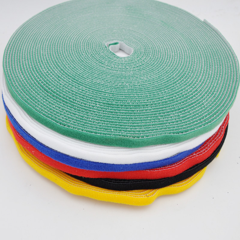 廠家直供魔術貼紮帶 1cm25米背對背紮帶機房捆紮帶束理線帶自粘帶