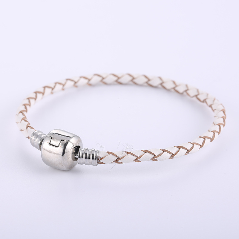 DIY Leather Beaded Bracelet 10