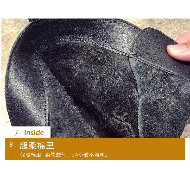 Bottes femme DAFEIOU     en En cuir - Ref 3354753 Image 15