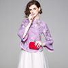 Chinese style embroidery to improve cheongsam style coat Tang suit