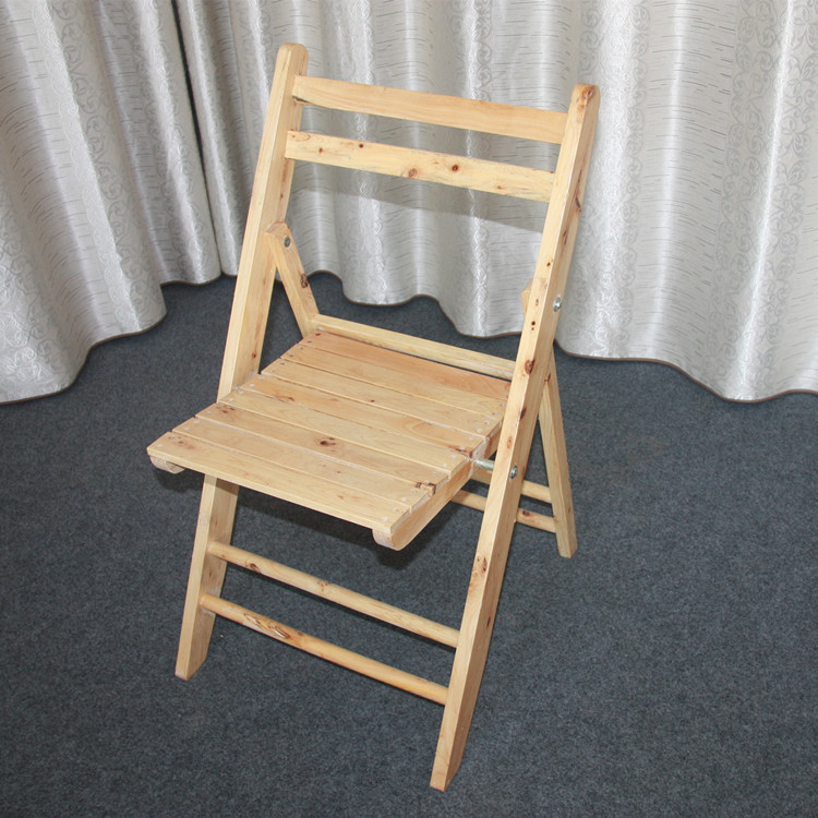 爆款实木折叠椅户外 休闲桌椅可折叠 柏木户外椅可携带 厂家直销