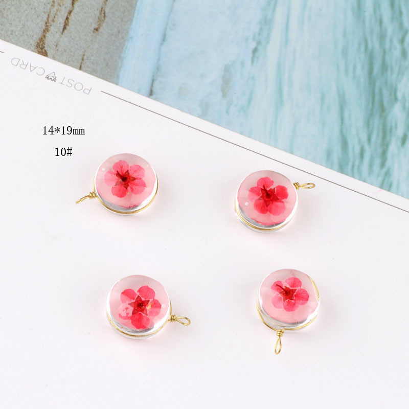 5g Weight Pendant, Earring Findings Jewelry Making Type pendant, Drop Earrings, Earrings Classification 5 PCS/Package Quantity Glass, glass Material Flower, Transparent Pattern Spring&Summer Season Plating Design Cute, Classic Style Style 5 PCS/Package Glass Glass Flower Transparent Pendant Earring Findings Pendant Drop Earrings Earrings 14