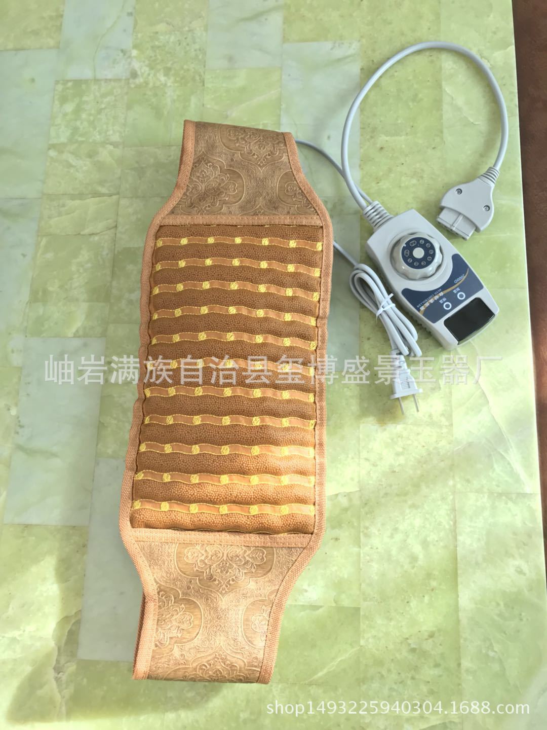 厂家销售原始点黄土球温敷床垫 负离子保健腰带 玉石美容床垫坐垫|ms