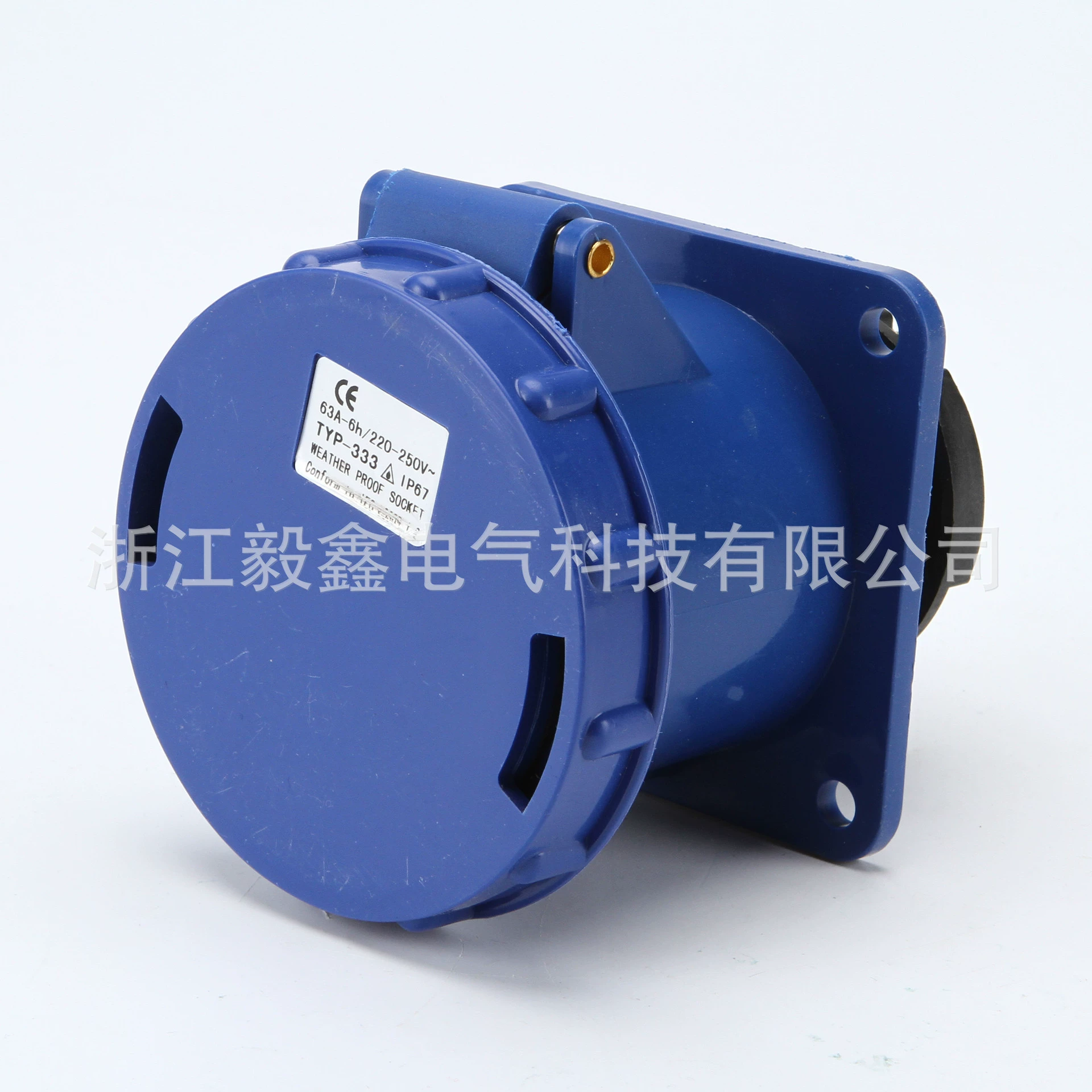 3-жильная промышленная водонепроницаемая розетка 125A, авиационная розетка, ступень, специальная машина для литья под давлением, экструдер, осветительная розетка 343