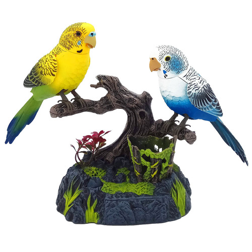 Recording can learn to speak, simulated parrot, voice-controlled bird, children's induction toy, decorative ornaments manufacturer wholesale