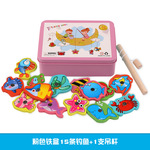 Детская семейная интерактивная деревянная магнитная интеллектуальная игрушка, для детей и родителей
