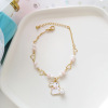 Sweet and cute little white rabbit temperament bracelet Simple caring student girl style bracelet decoration B4018