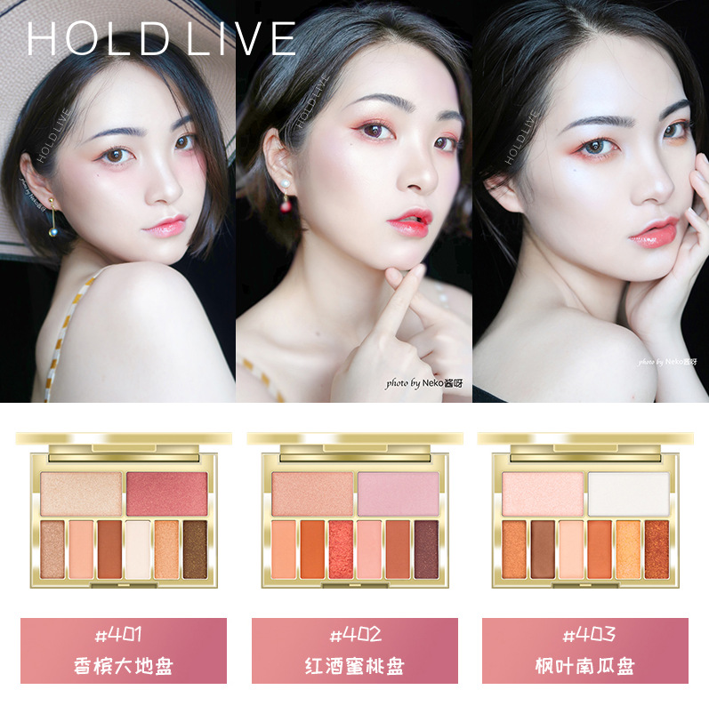 Гибкая матовая натуральная розовая трехмерная осветляющая комплексная двусторонняя кисть, тени для век, четыре цвета