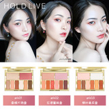 Гибкая матовая натуральная розовая трехмерная осветляющая комплексная двусторонняя кисть, тени для век, четыре цвета