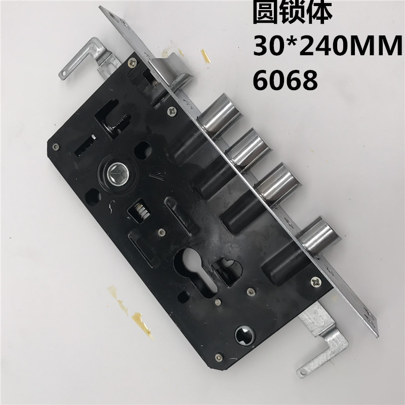 直销防盗门机械锁体带勾圆头锁体别墅门双活单活锁具通用型批发|ru