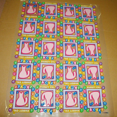 厂家烫画DIY定制高弹过粉pet烫画热转印烫画批发LOGO印花烫图定做|ru