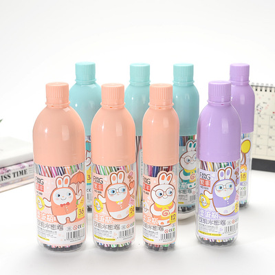 children Draw Watercolor pen Drift bottles Watercolor pen 12/18/24/36 Color watercolor pen student draw Graffiti