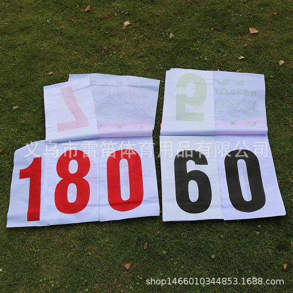Basketball three plastic split thin pvc six-digit scoreboard waterproof football table tennis volleyball game scoring thin