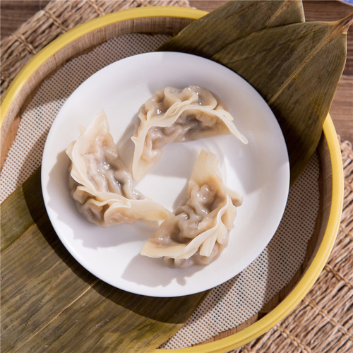 Donggu mushroom steamed dumplings breakfast snacks restaurant hotel frozen food 24 packs bulk wholesale origin supply