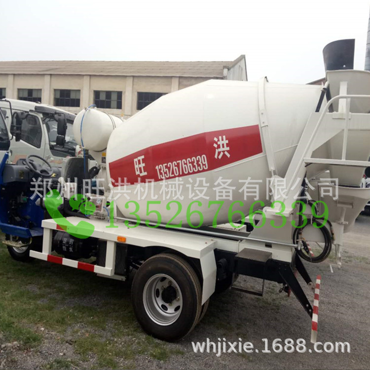 多功能搅拌车小型混凝土搅拌车水泥搅拌车操作简单小型搅拌罐车