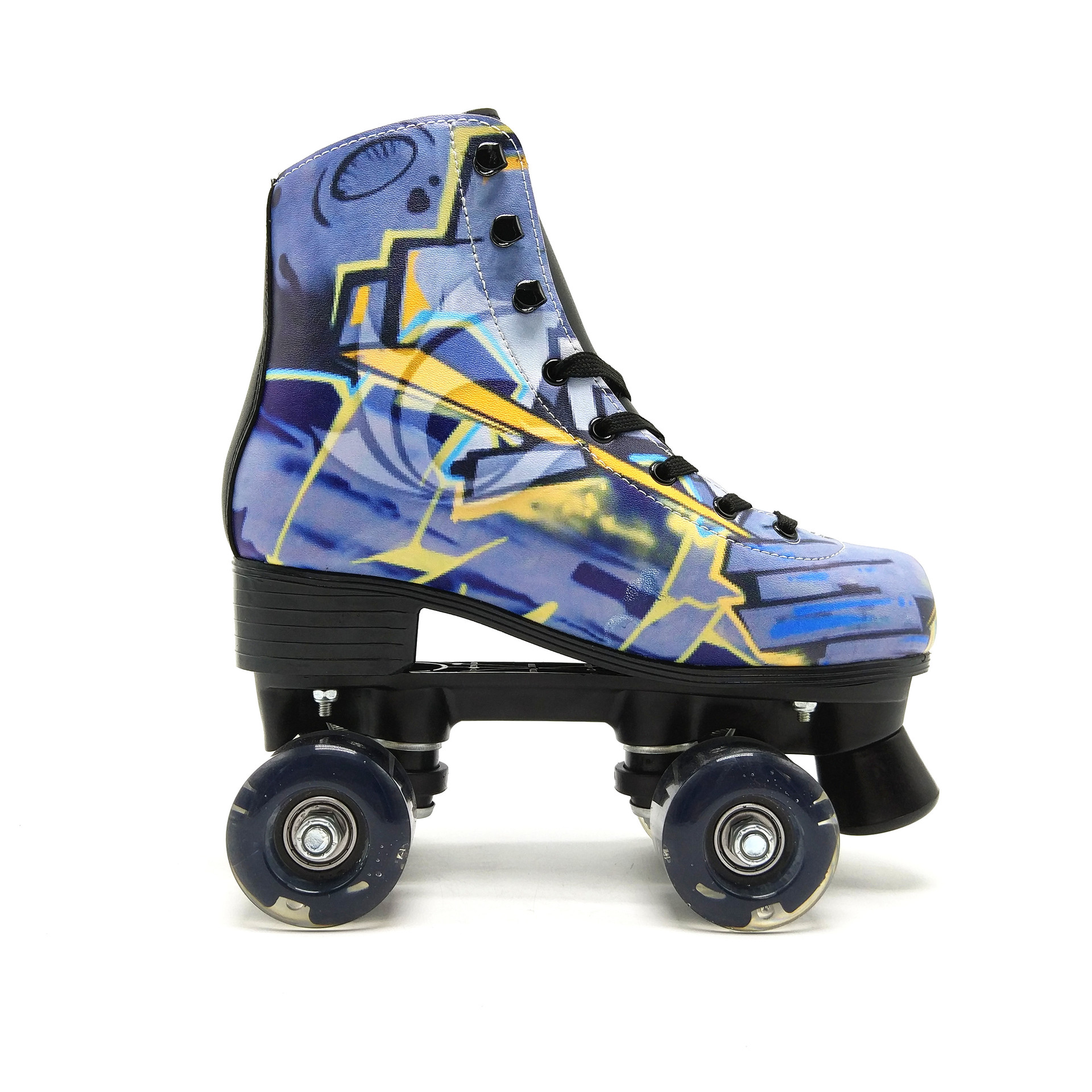 工厂直销 双排luna传统鞋溜冰鞋 成人儿童轮滑鞋 批发价五折-阿里巴巴