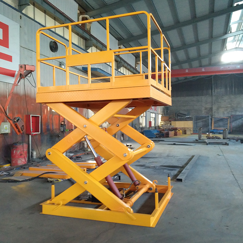 大吨位固定双剪叉升降机单剪叉式升降机固定式升降机固定升降货梯