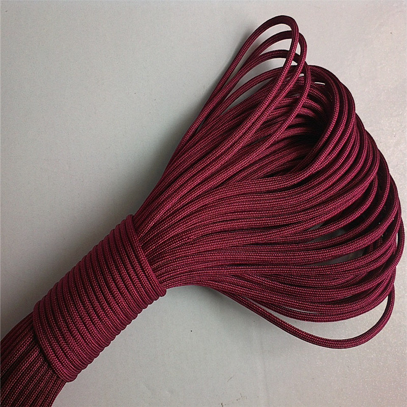 专业生产  户外登山绳 夜光伞绳 降落伞绳高强涤纶环保纺织绳