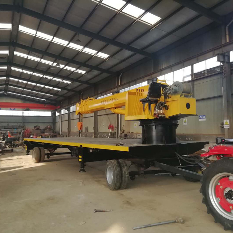 拖拉机随车吊 电动小型起重机 移动拖拉机吊车 自卸吊臂船吊价格