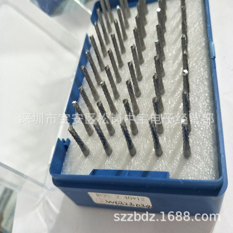 玉米铣刀2.4/2.5/3.0/3.175*12 PCB锣刀/麻花铣刀/亚克力铣板刀