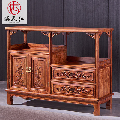 Manufactor Direct selling Rosewood Sideboard Hedgehog red sandalwood Cupboard a living room Rosewood Locker Restaurant cupboard