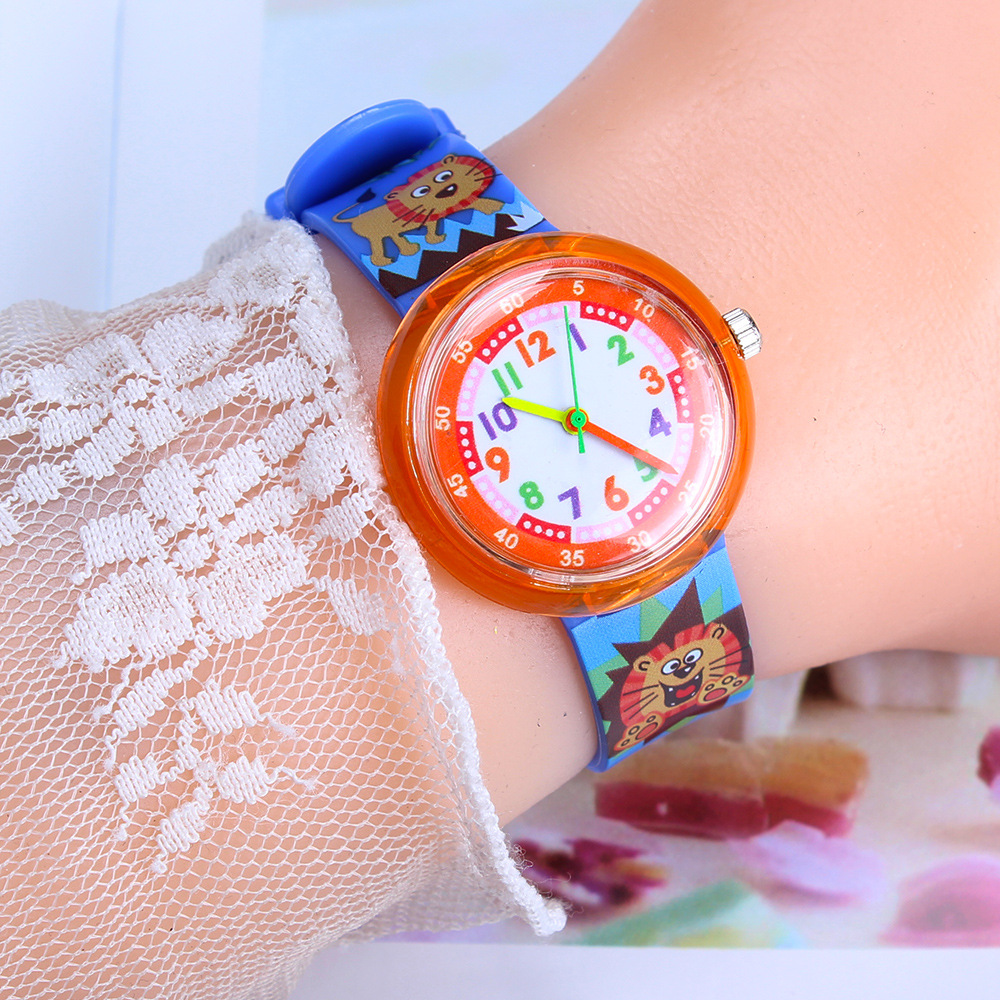 Casual Solid Color Buckle Quartz Kids Watches display picture 3