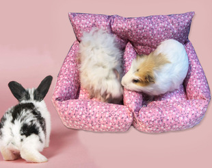 Pet Cotton Nest Totona Hamster Rabbit Mink Tinye Patroures Paterous Lose Win Cotton Gont Gont Sleep West Dofa Bed игрушка