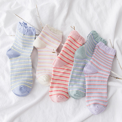 New products solar system classic Socks Gold stripes modal Combed Socks wholesale WD2062