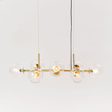 意大利北歐式后現代玻璃球創意設計師個性吧台餐廳簡約魔豆餐吊燈