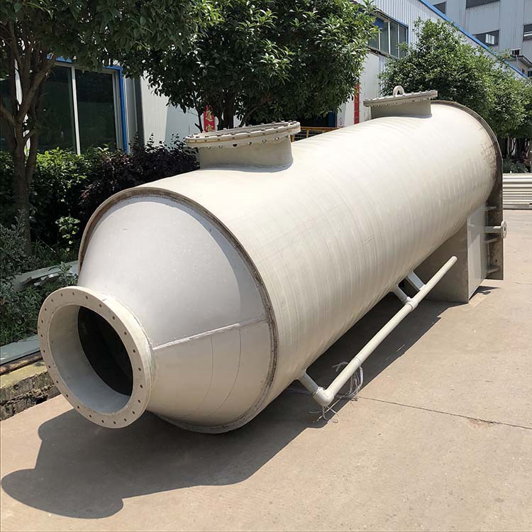 活性炭吸附塔卧式喷淋塔 pp水洗塔印刷废气处理设备