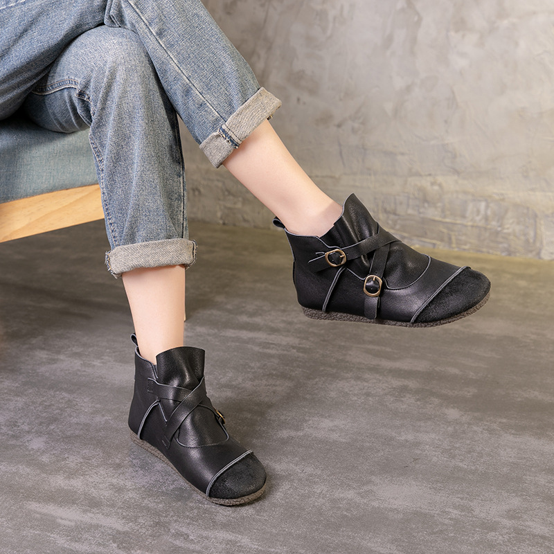 Bottes femme NATIONALITé HUI en En cuir - Ref 3355370 Image 3