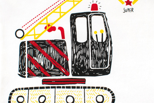 Korean Version Summer New Children's Clothing Cartoon Car Baby Summer Outfit Boys Short Sleeve T-Shirt Kids Half Sleeve