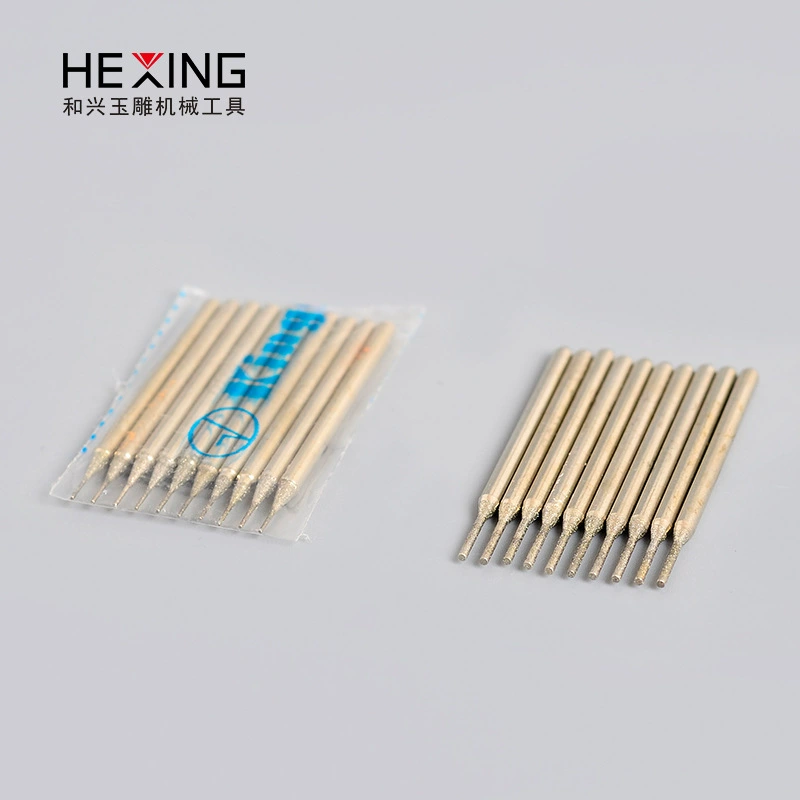 Imported jade punching needle 2.35 diamond emerald sculpture grinding head diamond eye drill drill