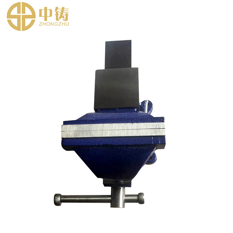 重型专业级台虎钳桌虎钳美式平口钳小型台钳360°多功能旋转中铸