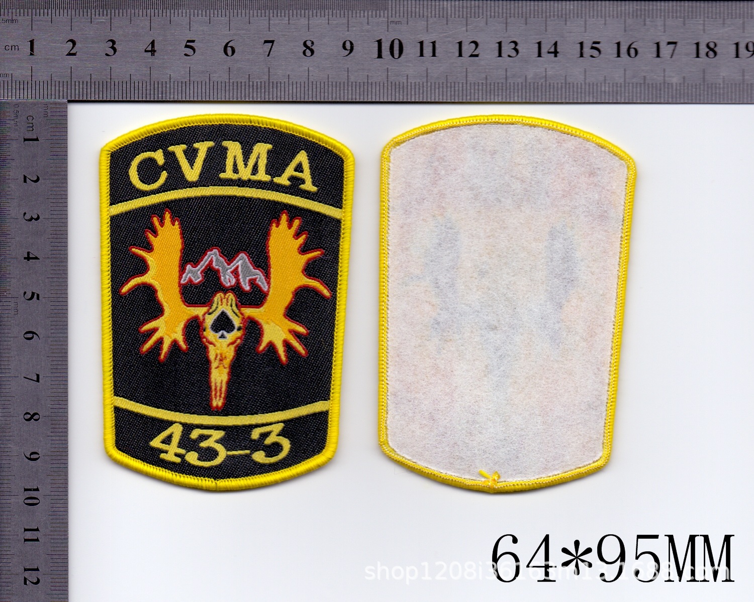 外贸直销工厂加工 织麦章布标贴布多款图案可选多种形状60-1